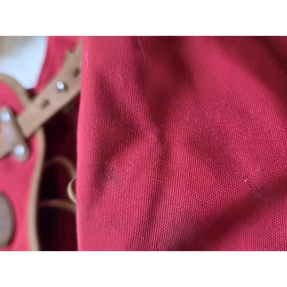 Fjallraven Rucksack No. 21 - G-1000 Heavy Duty Medium Red Day Backpack Bag